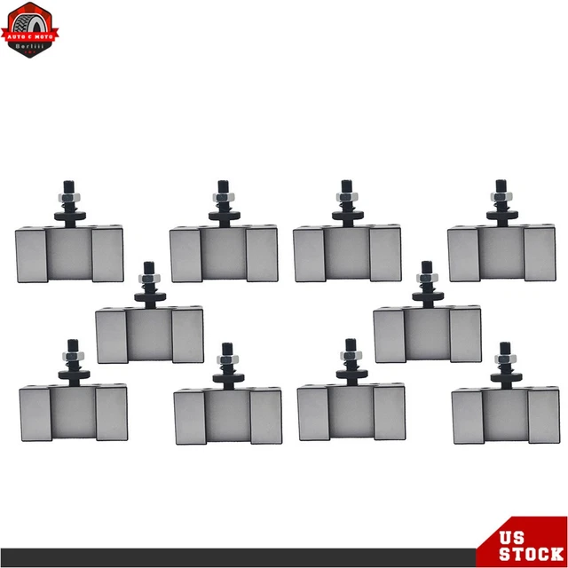 5-Pack BXA #1 Quick Change Tool Post Holders – Turning & Facing For Lathe (marddpair)