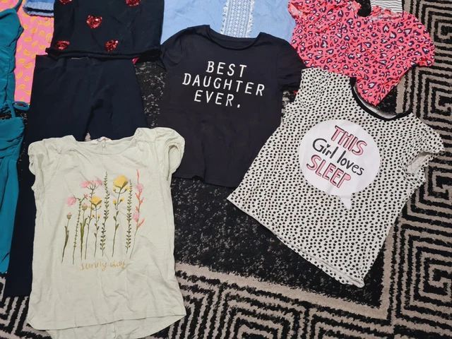 #A40💜 Huge Bundle Of Girls Clothes 6-7years NEXT GEORGE H&M M&S F&F GAP PRIMARK 3