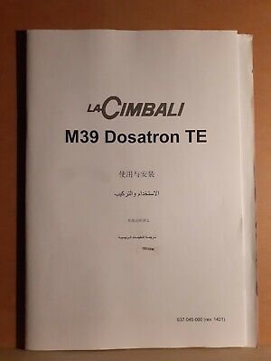 La cimbali M39 dosatron TE  - code 937-045-000 (rev. 1421)