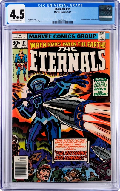 Eternals #11 CGC 4.5 (May 1977, Marvel) Jack Kirby Story, 1st Druig & Kingo app.