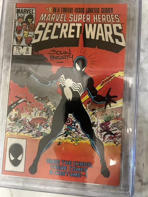 Marvel Super Heroes Secret Wars #8 CGC 9.4 JOHN BEATTY Signed