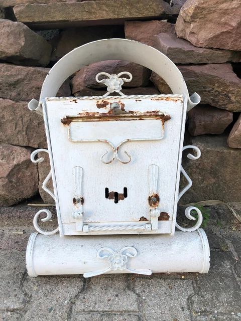 Briefkasten, antik, massiv Eisen, 47x60x13 cm