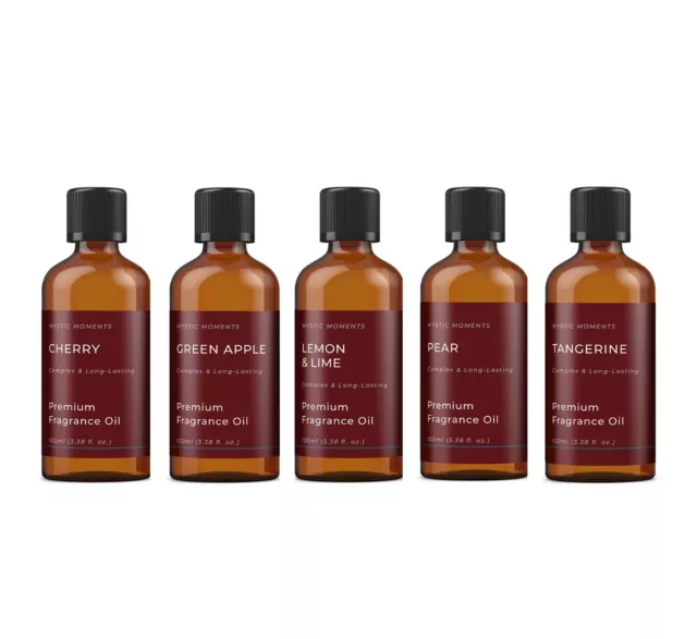 Mystic Moments Orchard Früchte Duft Öl Geschenk Starter Pack 5 X 100ml