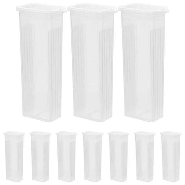 Portavetrini Microscopio 50 Pezzi - Scatole Plastica Per 5 Diapositive Ciascuna