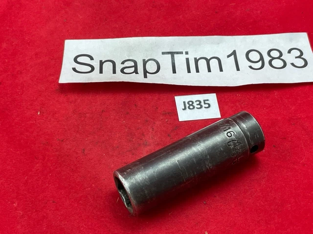 Mac Tools VDP226R 1/2" Drive 6 Point SAE 11/16 Deep Impact Socket USA