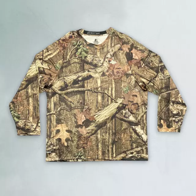 Mossy Oak Break Up Infinity Starter Mens Hunting Shirt Camo Long Sleeve Size 3XL