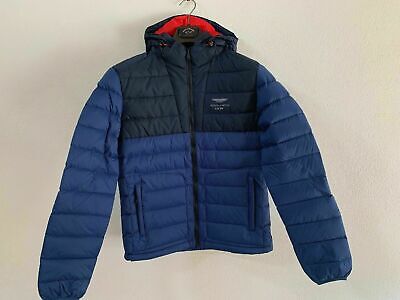 Hackett Men's Aston Martin AMR Down Jacket, S, Blue, New With Tag's RRP £350