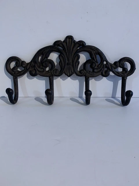 Cast Iron Metal Wall Hooks Rustic Farmhouse Wall Towel Coat Purse Hanger