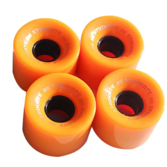 4 Stück 60 X 45 mm Lange Board-Cruiser-, Skateboard-, Orange G8I5