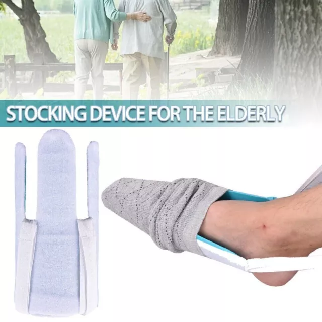 Sock Strumpf Mobility Aid Slider Easy On Off Pulling Up Dressing Assist DHL