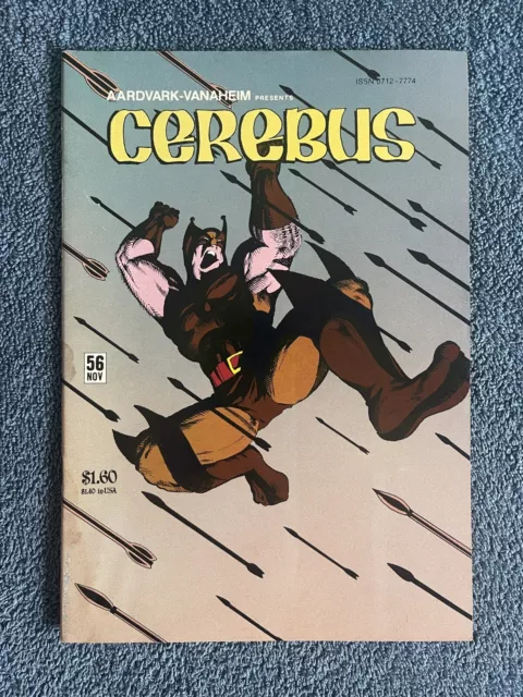 CEREBUS the Aardvark #56 (Aardvark-Vanaheim, 1983) Wolveroach ~ 1st Normalman