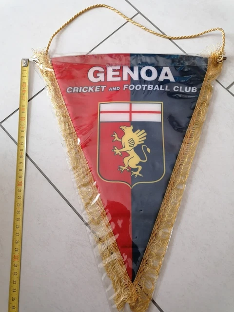 At Auction: Football Vintage Genoa 1893 a commemorative pennant, is an