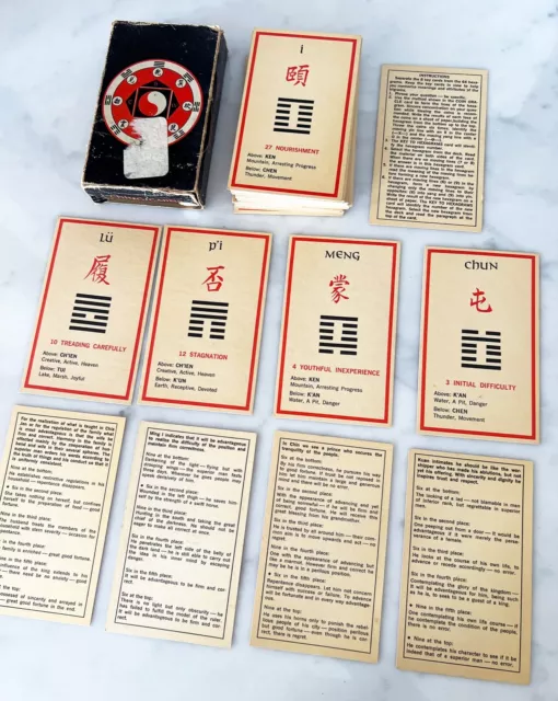 I Ching Cards Boxed Set VINTAGE 1971 - Extremely RARE