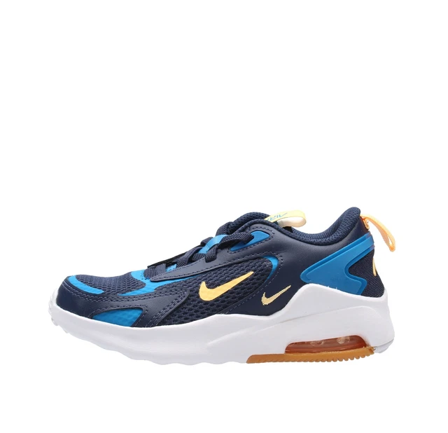 NIKE AIR MAX Bolt sneaker blu in mesh da Bambino CW1627 401 112277