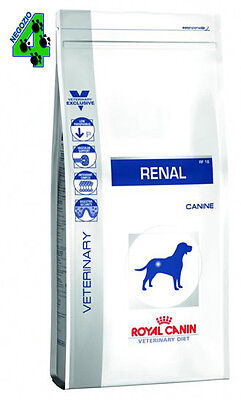 ROYAL CANIN RENAL 14 kg SECCO CROCCHETTE per cane cani  con problemi renali