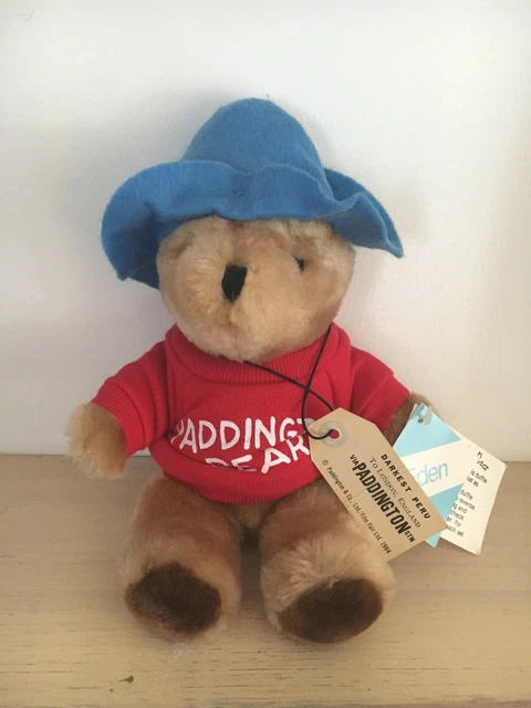 VINTAGE RARE 1980s EDEN BEANIE SWEATSHIRT PADDINGTON BEAR WITH ALL TAGS EX COND
