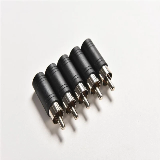 3.5MM MONO FEMALE Jack to Phono RCA Male Plug Audio Adapt Converter