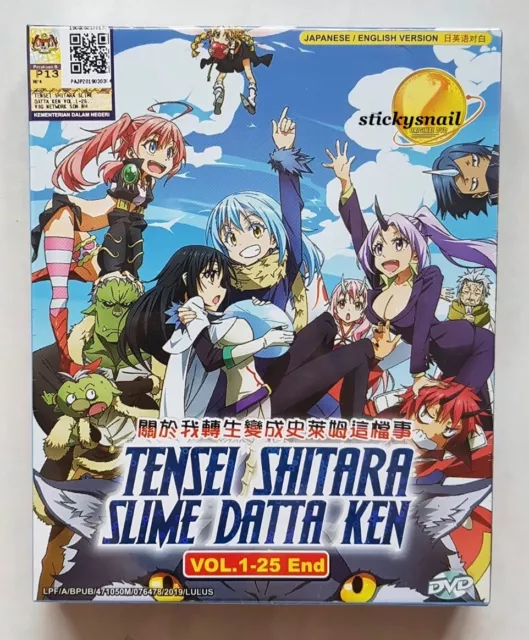 TENSEI SHITARA SLIME DATTA KEN, TV+OVAs, English Audio!, 7 DVDs (GM0620)