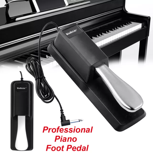 Sustain Pedal Foot Switch For Yamaha Casio Korg Roland Electronic Piano Keyboard