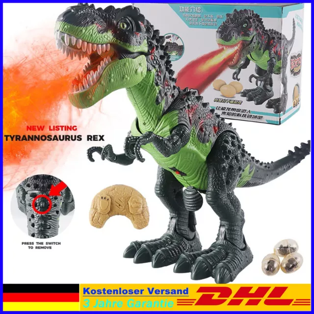 Tyrannosaurus Rex Dinosaurier Aktion LED Licht Kinder Spielzeug Brüllen Sprühen