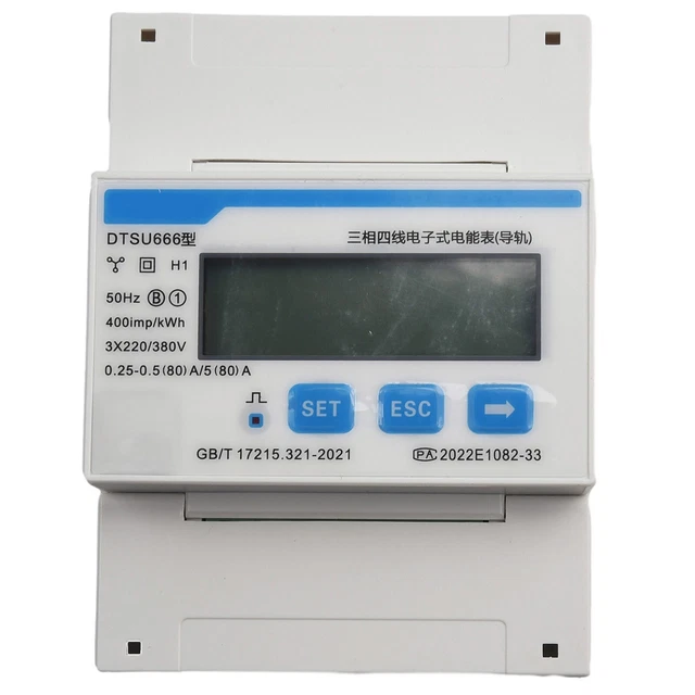 For Import And Export Energy Meter Smart Meter 220 380v Solar Fittings
