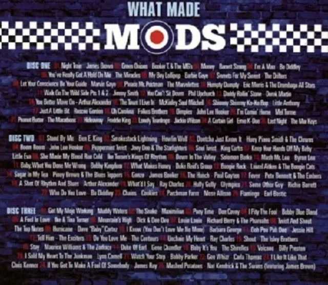 What Made Mods CD (2014) NEW SEALED 3 Disc Box Set 1960s R&B Blues Soul Ska 2