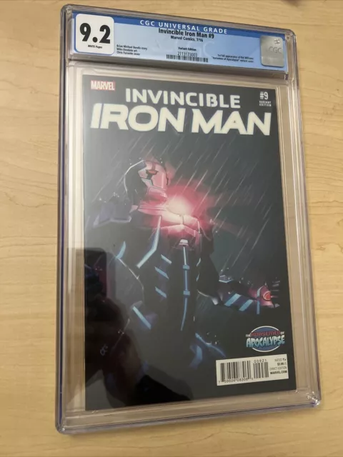 Invincible Iron Man #9 CGC 9.2 - 1st Full Riri Williams Variant