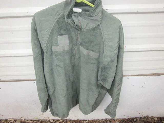 US Military GI GEN III ECWCS Fleece Jacket Foliage Green Medium Regular