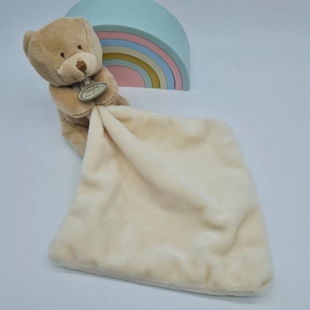 50 - Doudou Doudou et Compagnie ours marron mouchoir blanc beige NEUF