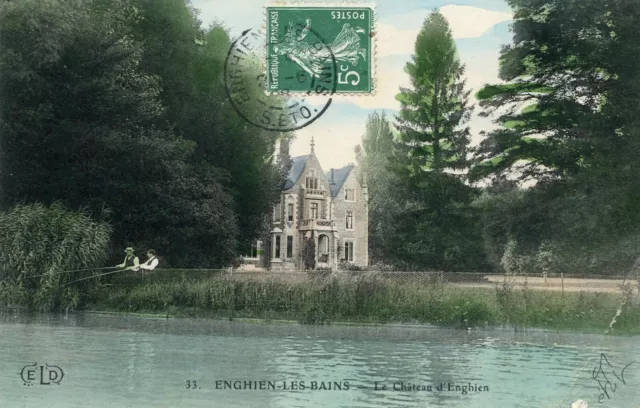 *14250 cpa Enghien les Bains - Le Château