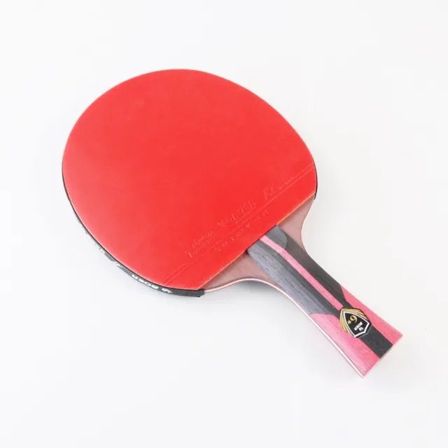 Raquette de tennis de table premium 7 plis en bois jeu offensif/défensif équil