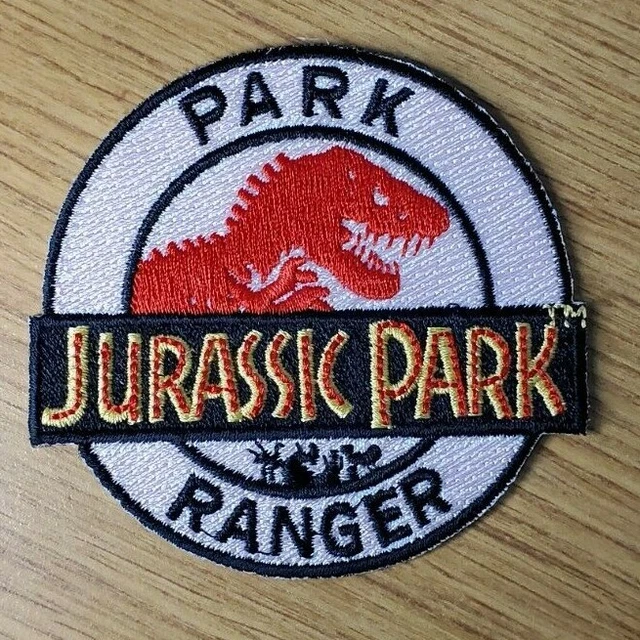 JURASSIC PARK RANGER Logo Patch 3 inches tall £5.61 - PicClick UK