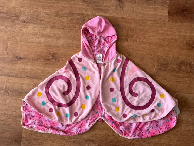 Disney Store XS/S Fancy Nancy Terry Hooded Swim Cover Up,