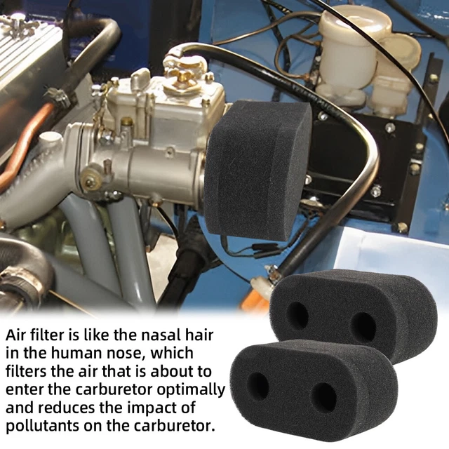 WEBCON Mesh Air Filter For Weber 48IDA / Throttle Bodies – 70mm Trumpets, Triple Layer