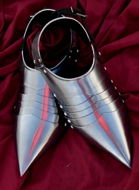Sabaton Medievale Scarpe I Paio Di Acciaio Scarpe per Cosplay I Halloween Regalo