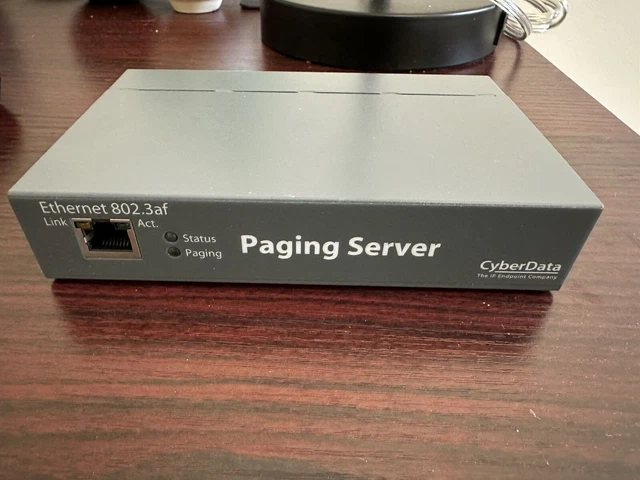CyberData CD-011146G VoIP SIP Paging Server - Perfect Condition, Latest Firmware