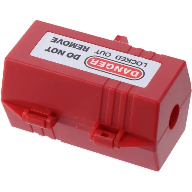 Red Plug Lock for Lockout Tagout  Factories, Home