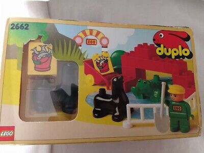 1990 Vintage Lego Duplo 2662 Zoo set-UNOPENED+IN ORIGINAL BOX