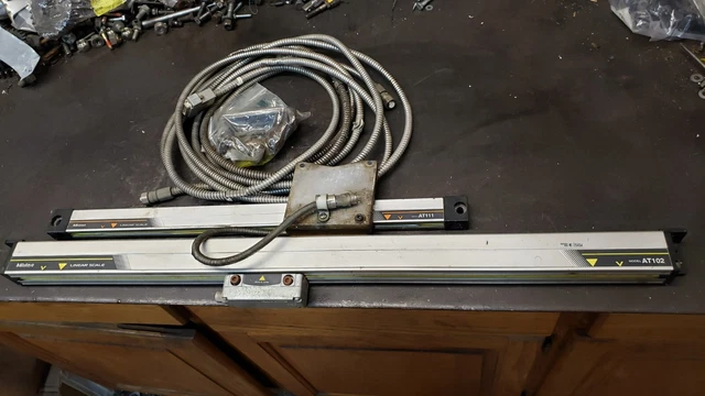 Mitutoyo AT111 and AT102 Linear Scales For Bridgeport Milling Machine DRO