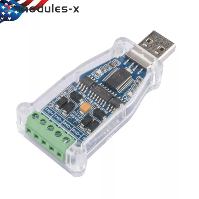 USB to RS485 RS422 Adapter FTDI/FT232RL USB to 6pin Terminal Block Converter USA