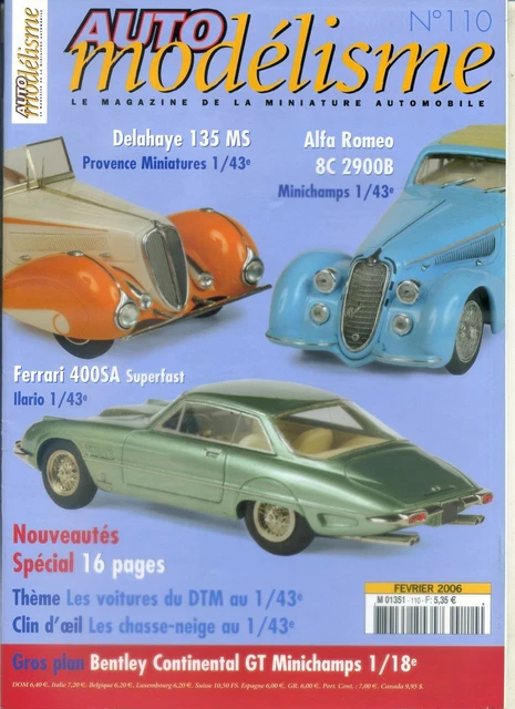 Revue Auto Modélisme N°150 - Thèmes Ferrari 315 PB, Canam 1977-1980, DS Présidentielle, Occasion