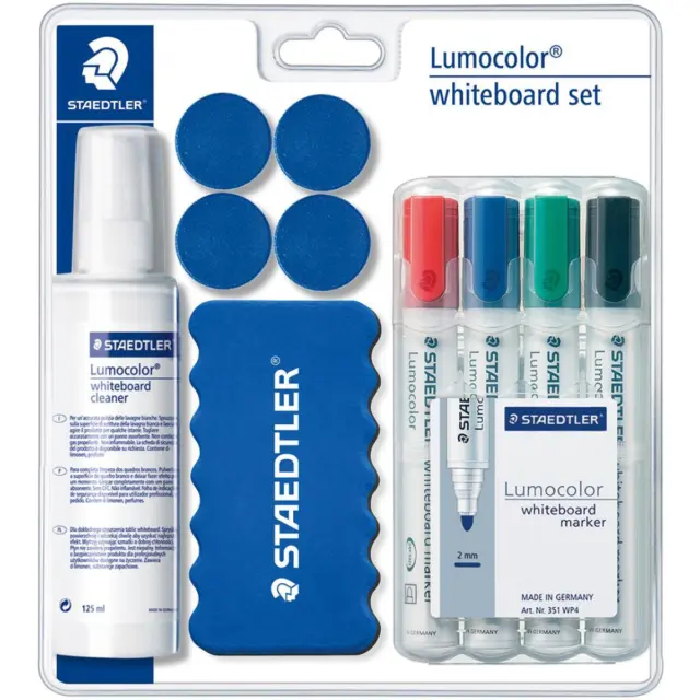 STAEDTLER Whiteboardmarker Set Lumocolor 613 S (4007817613955)