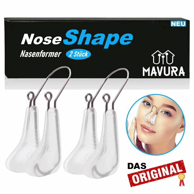 WOONEKY 5-teiliges Nasenformer Set - Nasenclip Für Verschiedene Nasentypen