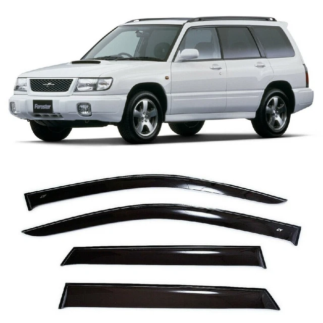 For Subaru Forester 1997-2002 Side Window Wind Visors Rain Guard Vent Deflectors