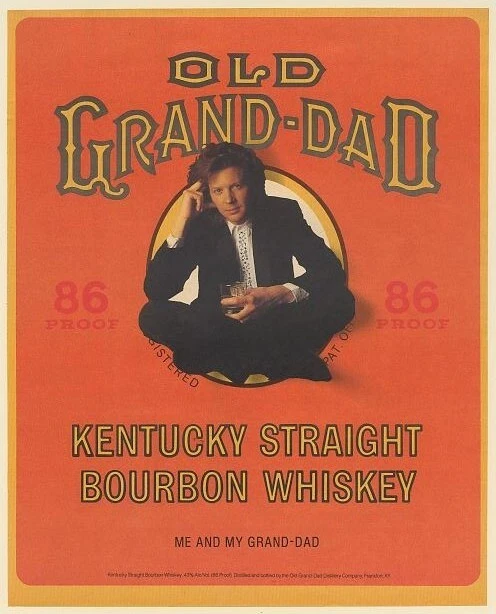 1988 Old Grand-Dad Kentucky Straight Bourbon Whiskey Print Ad