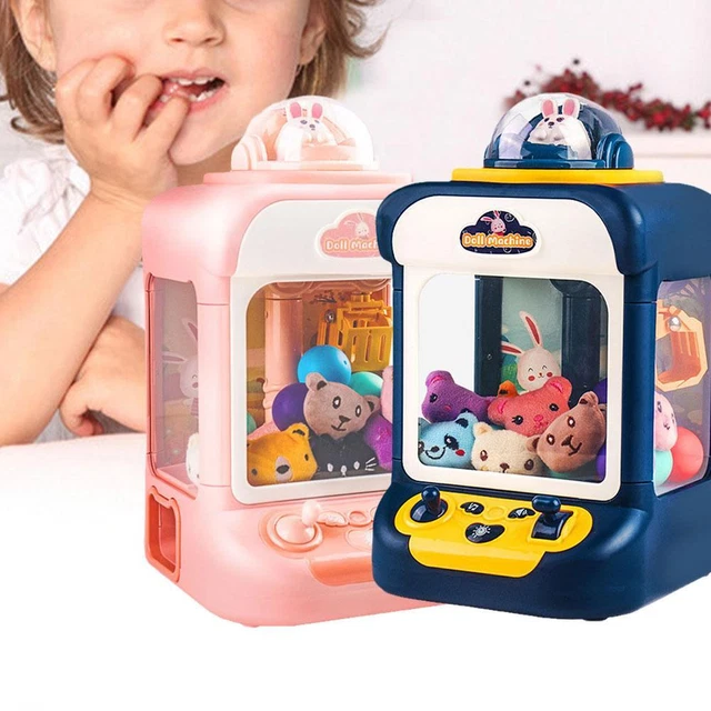 MINI CLAW MACHINE Kids Arcade Doll Catch Grabber Interactive Toy N ew