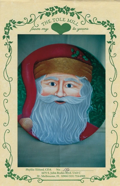 Here's Santa Dekorativ Malen Muster Paket