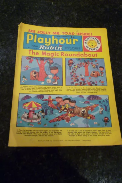 PLAYHOUR & ROBIN - (1972) - Date 11/11/1972 -  Inc "The Magic Roundabout"