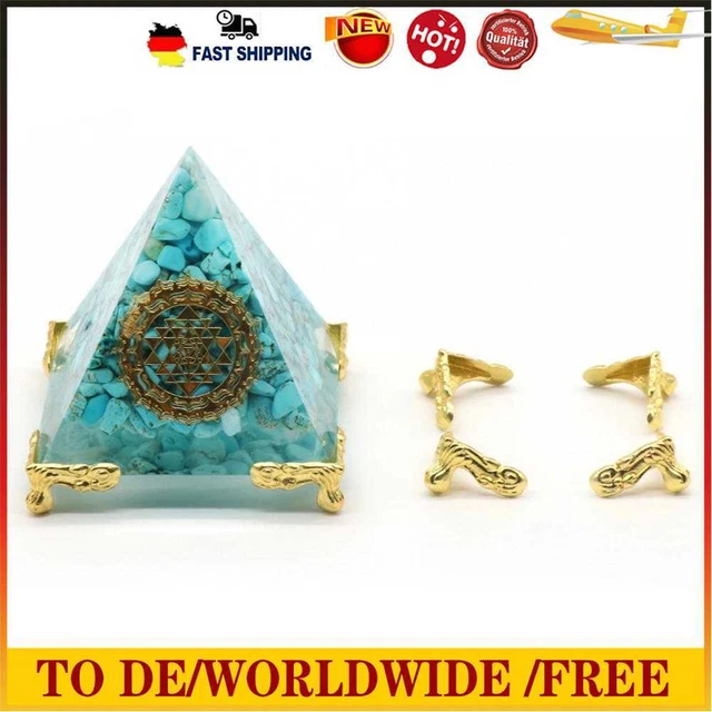 Ogan Pyramid Resin Crystal Ornaments Ogan Pyramid Home Decorative Craft Art