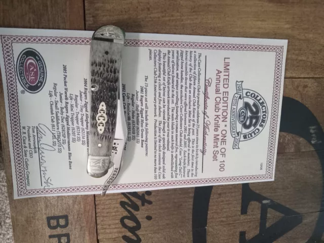 case xx Limited edition. one of a 100 mint set knife. Russ lock. 61953L
